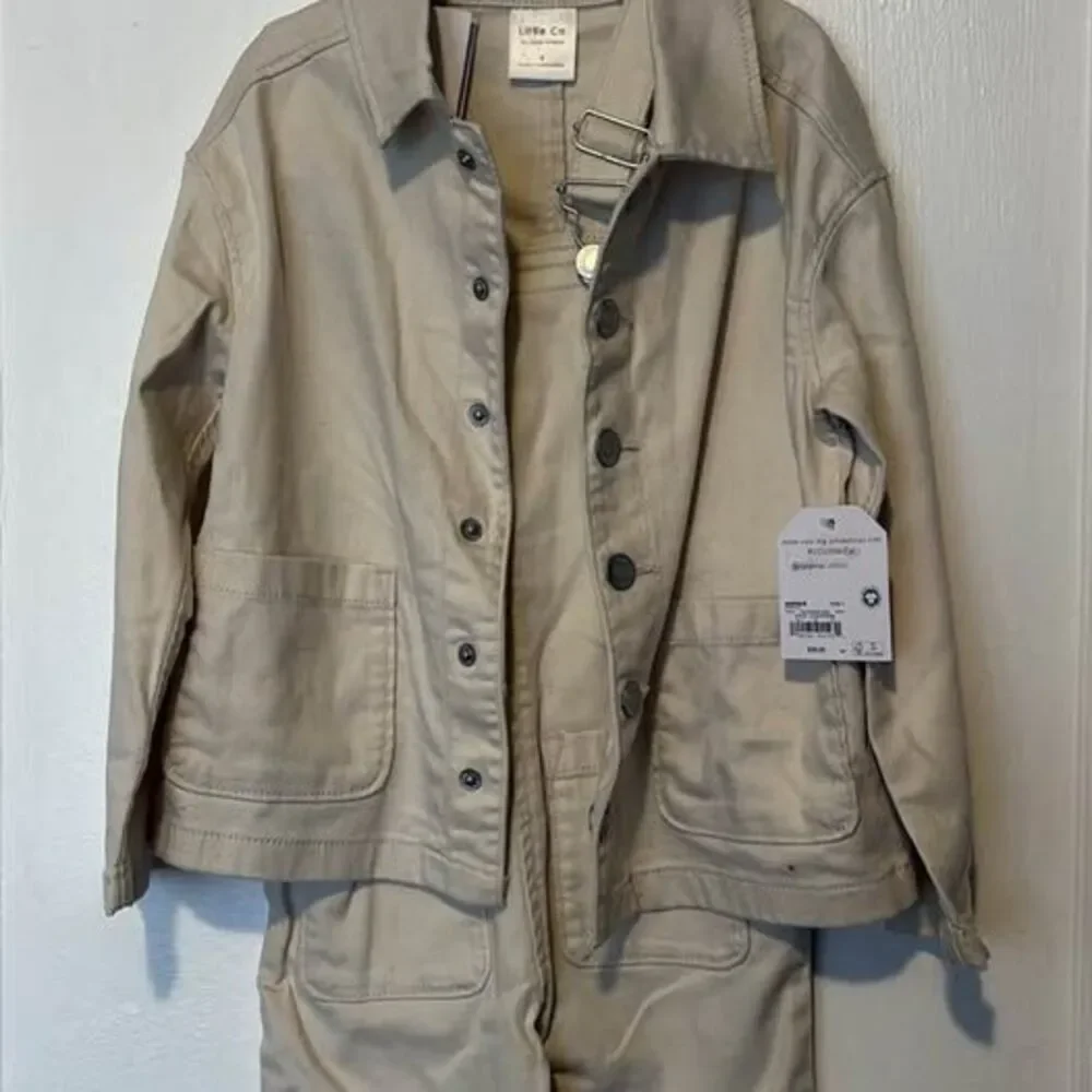Little Co. by Lauren Conrad Jacket and Overalls Set